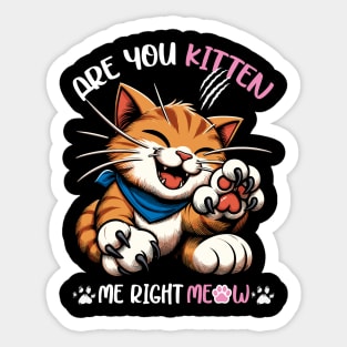 Cute Cat Claw Sticker